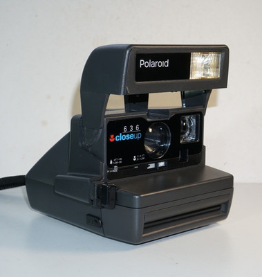 verlässliche Polaroid 600 Sofortbildkamera GETESTET 636 Closeup