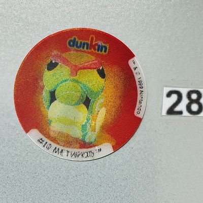 Raupy Safcon Smettbo Dunkin 1999 Pokemon Wackelbild Lenticular Taz Chip Pog