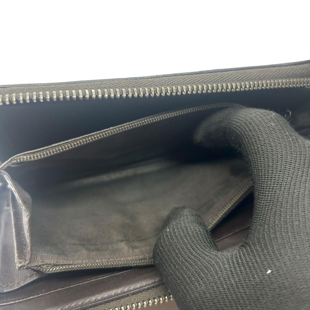 Gucci Long Wallet GG Supreme Sherry Line Canvas Brown Authentic F0211550 thumbnail 19