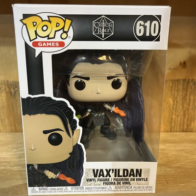 #ad Funko Pop Games Critical Role Vax#x27;ildan #610 Fantasy Vinyl Figure $99.00