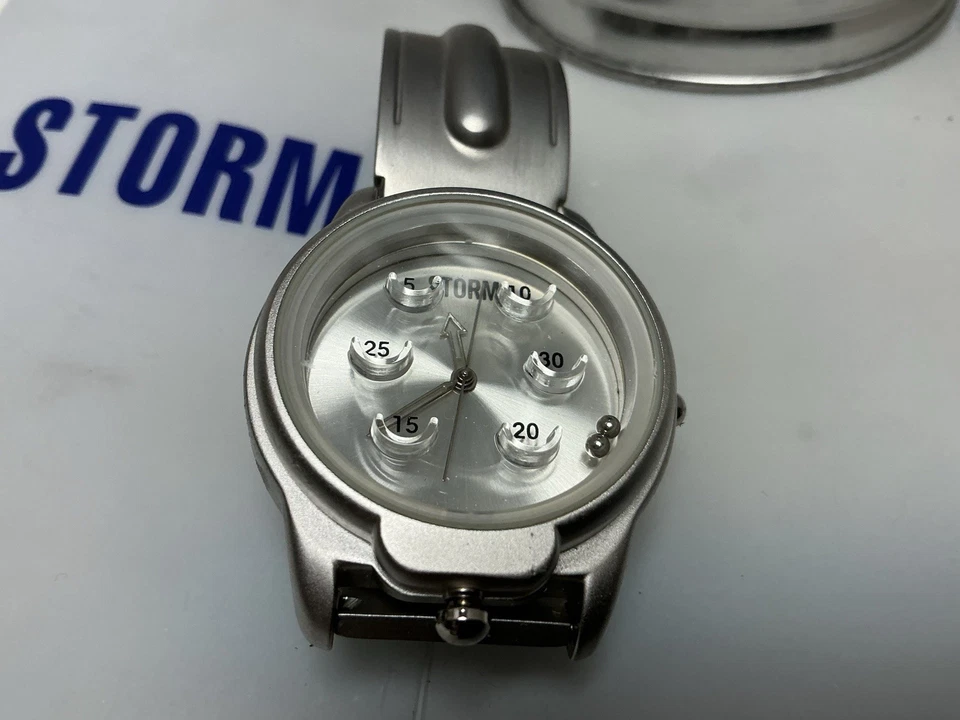 RARE NEW VINTAGE STORM PINBALL Men's Watch Stainless Steel Water Resistant - image 3 of 4