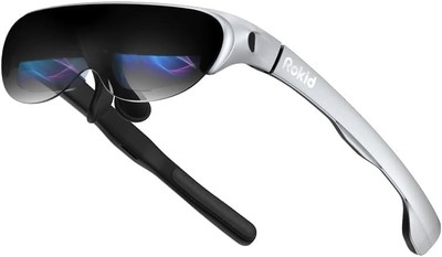 Air Silver AR Glasses, 79g Augmented Reality Smart Glasses, 120'' HD Virtual S...