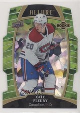 2019-20 Upper Deck Allure Rookies Green Quartz 73/99 Cale Fleury #95 8jr