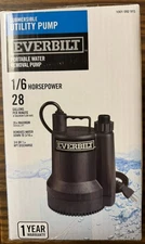 Everbilt SUP54-HD 1/6hp Submersible Utility Pump