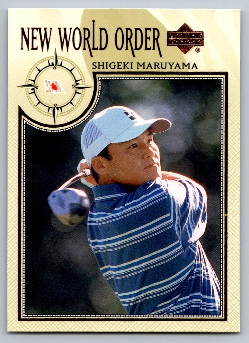2002 UPPER DECK GOLF CARD NEW WORLD ORDER #64 SHIGEKI MARUYAMA