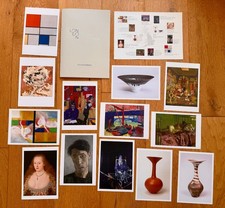 SOTHEBY'S LONDON ARTISTIC CROSSROADS AUCTION CATALOGUE, PROGRAM + 13 CARDS 2024