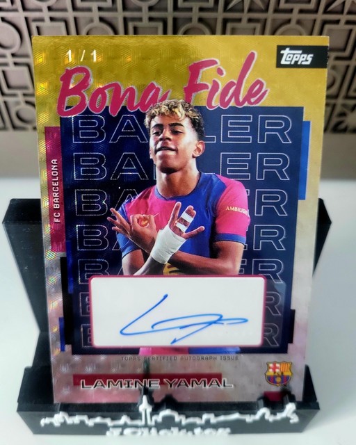 Lamine Yamal auto 1/1 - 💥Topps Barcelona 2025 💥 BONA FIDE 💥 SIGNATURE MOVE !!