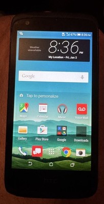 HTC Desire 526 D100LVW 8GB Black (Verizon) Fast Ship Good Used