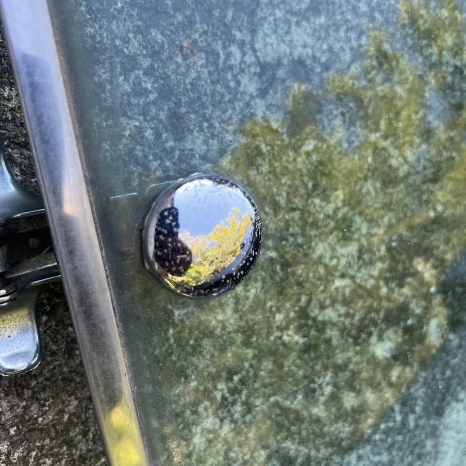 Chevy G20 GMC 1978-95 furgoneta personalizada OEM puerta trasera borde cromado ventanas de vidrio Foto 4 de 4