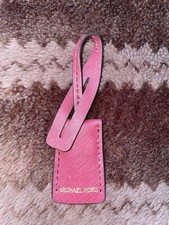 Michael Kors Bag Key Charm Burgundy Saffiano Leather