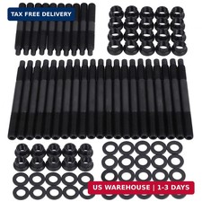 Cylinder Head Stud Bolt Kit 12-point Compatible With 2004-newer Ls1 Ls3 5.3l 5.