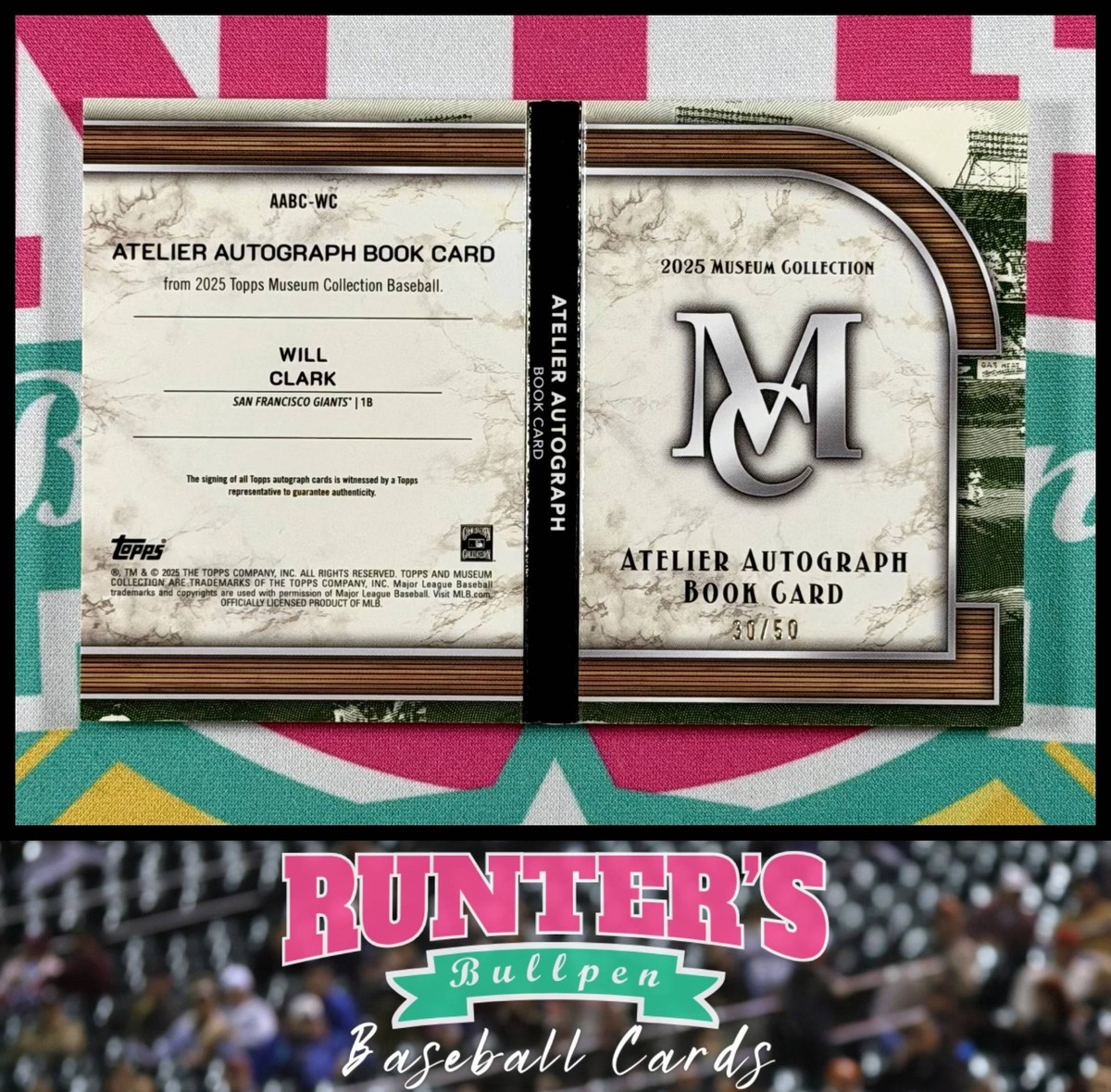 2025 Topps Museum Collection Atelier Auto Booklet #AABC-WC Will