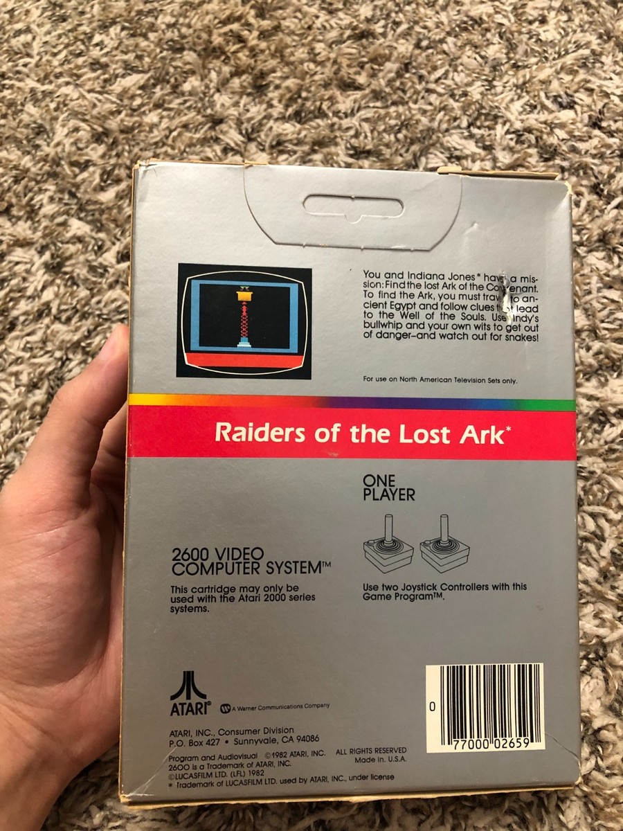 Raiders of the Lost Ark (Atari 2600, 1982) for sale online | eBay