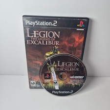 Legion The Legend of Excalibur PS2 PlayStation 2 Complete w/ Case Tested Midway