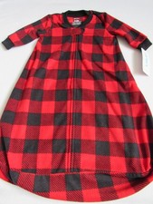 NWT Carter's Baby Boys Girls Fleece Sleep Bag 0-3 months Infant Sack Red Pajamas