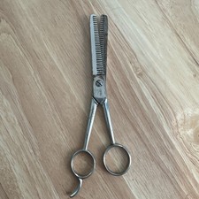 Vintage Koenig Solingen 54D Thinning Shears Barber Scissors, 7"