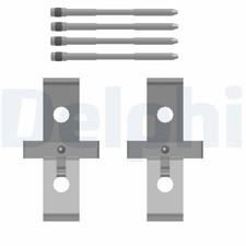 1x Zubehörsatz, Scheibenbremsbelag DELPHI LX0793 passend für