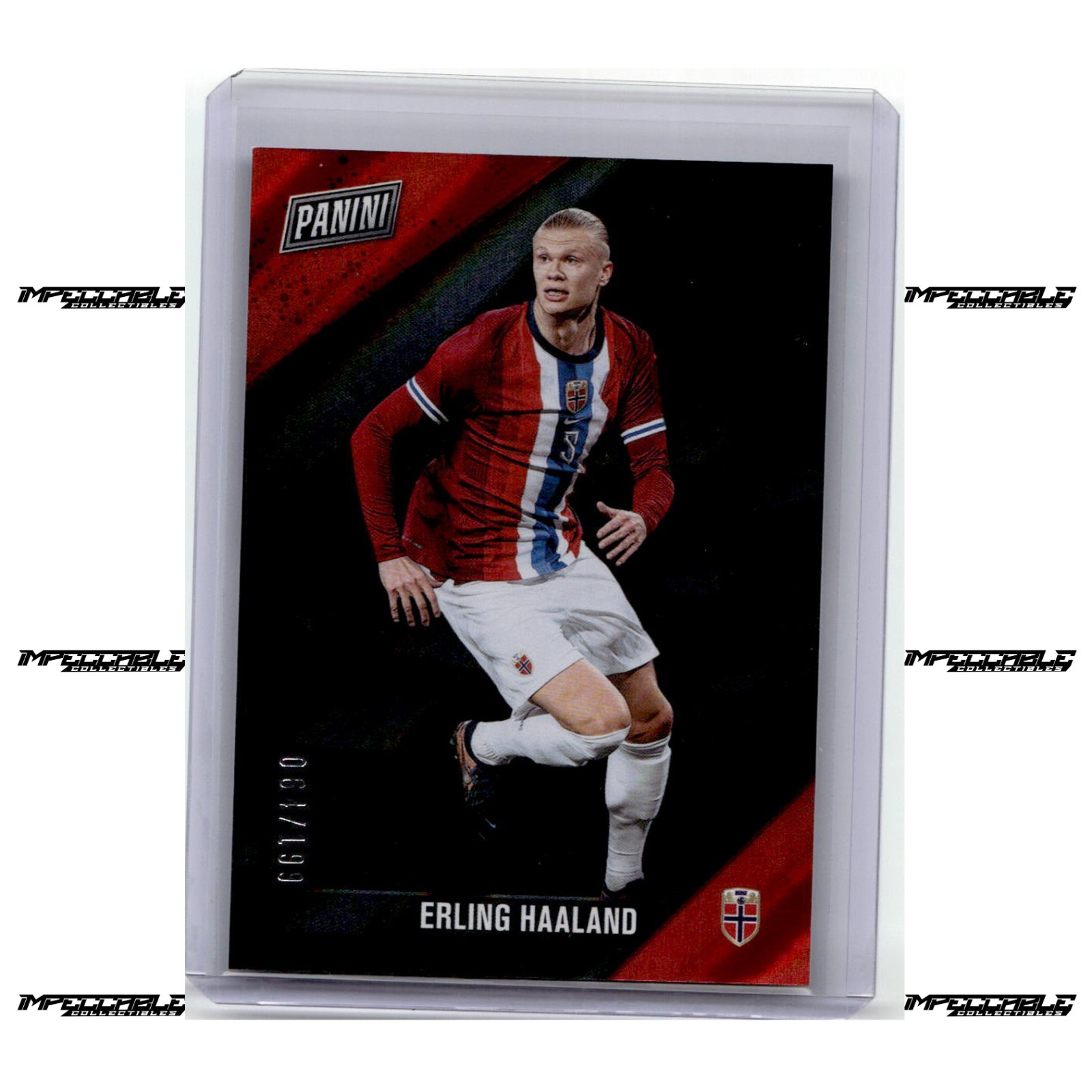 2025 Panini Black Friday - #38 Erling Haaland /199