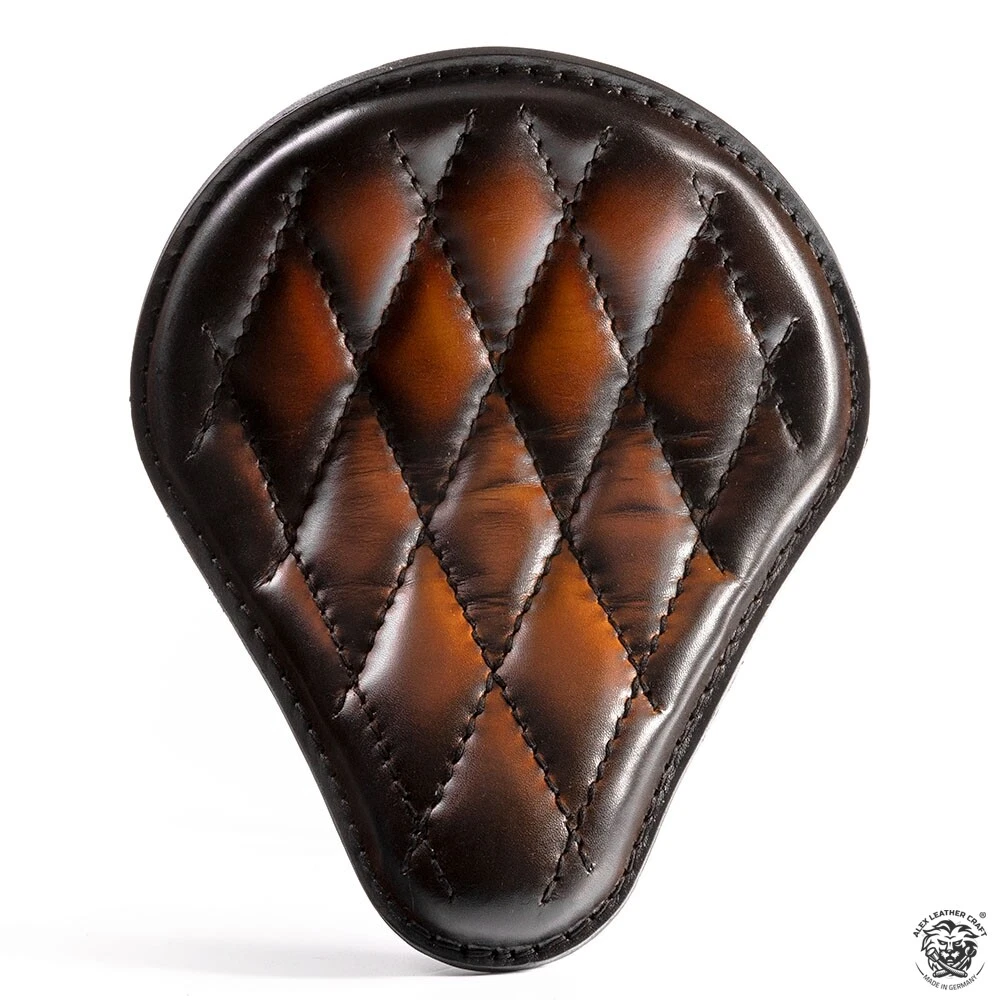 Universal Bobber Chopper Custom Solo Seat handmade leather size XL