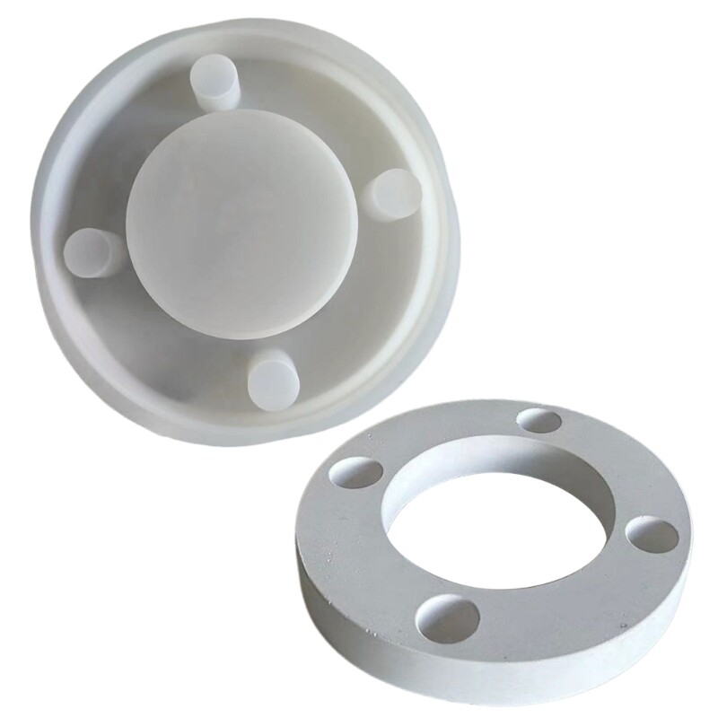 4 Holes Silicone Mold Resin Epoxy Candlestick Molds Holder Making