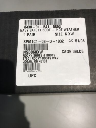 Us Army Rocky Heiß Wetter Kampf Stiefel Gr 6 XW - Bild 11 von 12