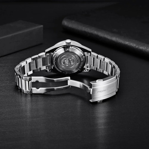 41MM PAGANI DESIGN Automatic Watch Sea Diver 200M Waterproof Stainless Steel NEW - Picture 3 of 16