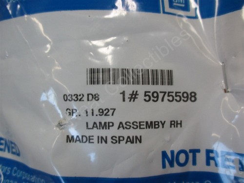 NOS Oldsmobile Cutlass Supreme 4-Door Courtesy Dome Reading Lamp 1990 - 97 Right - Picture 5 of 5