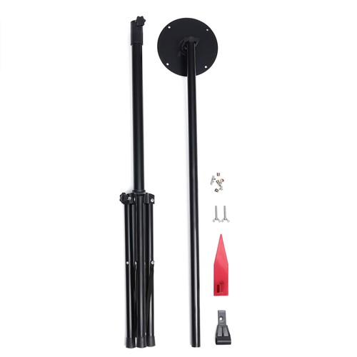 24" Raffle Wheel+Triangular Floor Stand Adjustable Height Spinning Game 18 Grids - Picture 10 of 13