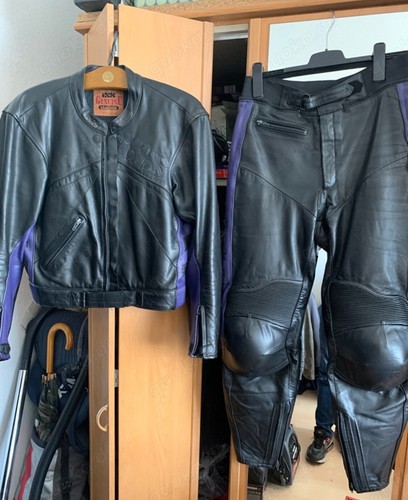 Motorrad Lederkombi,marke IXS,Große 50 Zweiteiler - Bild 5 von 6
