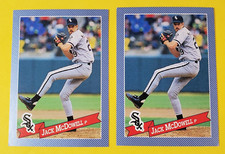 (2) 1993 Hostess #31 JACK McDOWELL Baseball Cards (CHICAGO WHITE SOX) Oddball