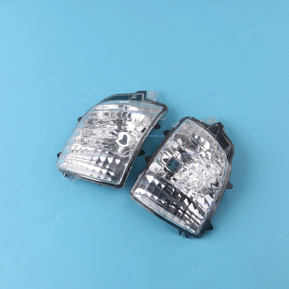 Qty2 RH & LH Door Mirror Turn Signal Lamps Corner Lens for Volvo XC90 2007-2014 - image 4 of 4