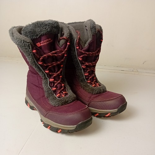 Mountain Warehouse Winter Snow Walking Boots Faux Fur lined size 5 Womens Isodry - Picture 3 of 13