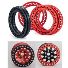 4pcs Metal 1.9" Wheel Beadlock Ring For 1/10 RC Axial SCX10 90046 TRX4 Crawler