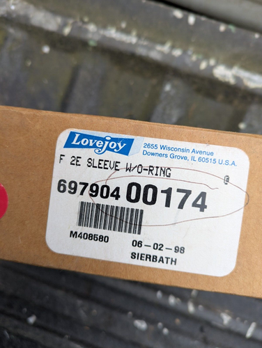 Lovejoy Gear Coupling Sleeve 697904-00174 New in Box - Picture 3 of 3