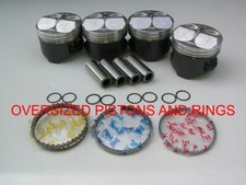 Oversized Nippon Racing Full Floating Honda Civic Type R Pistons Kit Ctr B16b