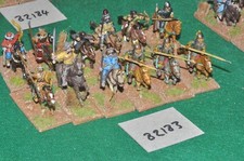 25mm roman era / hun - light 12 figs - cav (82183)