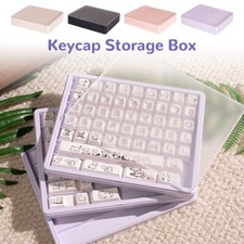Transparent Lid 3 Layer Keycaps Storage Box Mechanical Keyboard Collection Case
