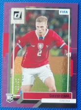 David Zima 2022-23 Donruss Soccer #22 Purple Parallel 13 /99 FIFA Czechia Card
