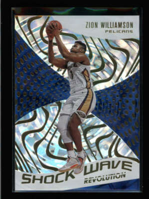 ZION WILLIAMSON 2020/21 PANINI REVOLUTION #18 SHOCK WAVE FRACTAL