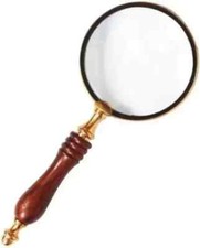 Antique Vintage Magnifying Glass with Mother of Pearl Inlay Designer deal Read