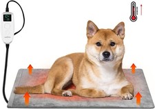 VavoPaw Pet Heating Pad Gray 15.74x29.52 Inch/40x75CM