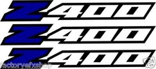 LTZ400 Fender Graphics Plastic Decal Sticker Ltz 400 Z400 Suzuki Blue Wheel Rim