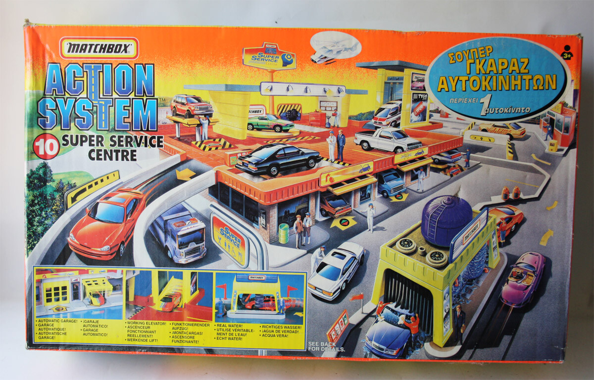 RARE VINTAGE 1996 MATCHBOX ACTION SYSTEM SUPER SERVICE