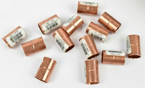 50 Piece Copper Fittings 1/2" COUPLING W 61022