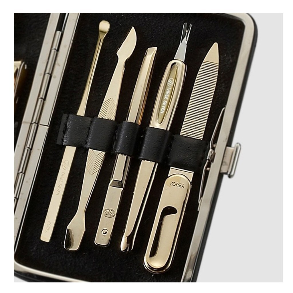 777 Three Seven Gold Nail Clippers 9 Pieces Set TS-343EXG | eBay