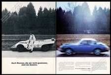 1971 Porsche 917 Jo Siffert photo 911 E 911E German vintage print ad