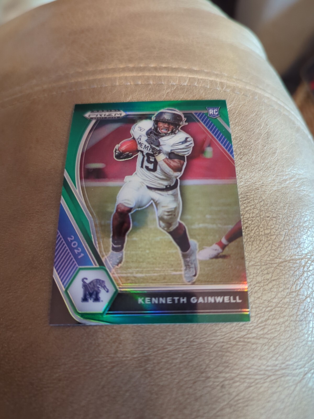 2021 Panini Prizm Draft Picks - Green Prizm #113 Kenneth Gainwell (RC)