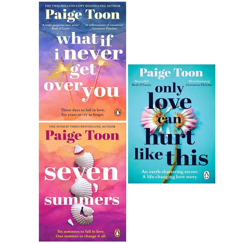 Paige Toon 3 Books Collection Set Only Love Can Hurt Like This, Seven Summers