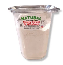 ALLULOSE & MONK FRUIT 24oz ZERO CALORIE SUGAR NON-GMO KETO FRIENDLY Tastes Great