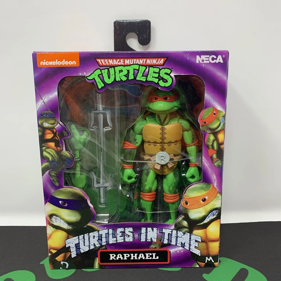 Lote de figuras de acción Teenage Mutant Ninja Turtles Raphael almacenamiento tortugas en el tiempo Foto 2 de 4
